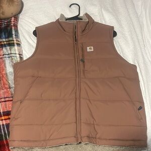 Carhartt Brown Puffer Vest